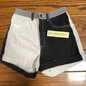 American Apparel Colorblock Shorts
